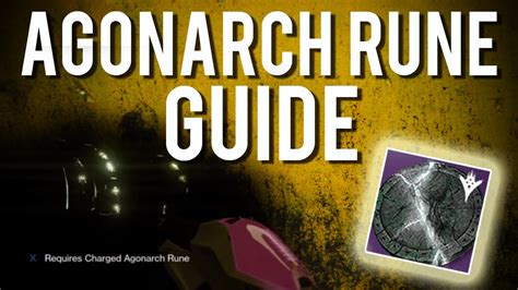 How the Agonarch Rune Works and How to Use it Effectively